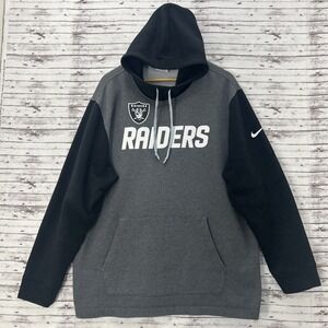Nike NFL Las Vegas Raiders Men's Pull Over Hoodie Size XL Cotton Polyester Blend